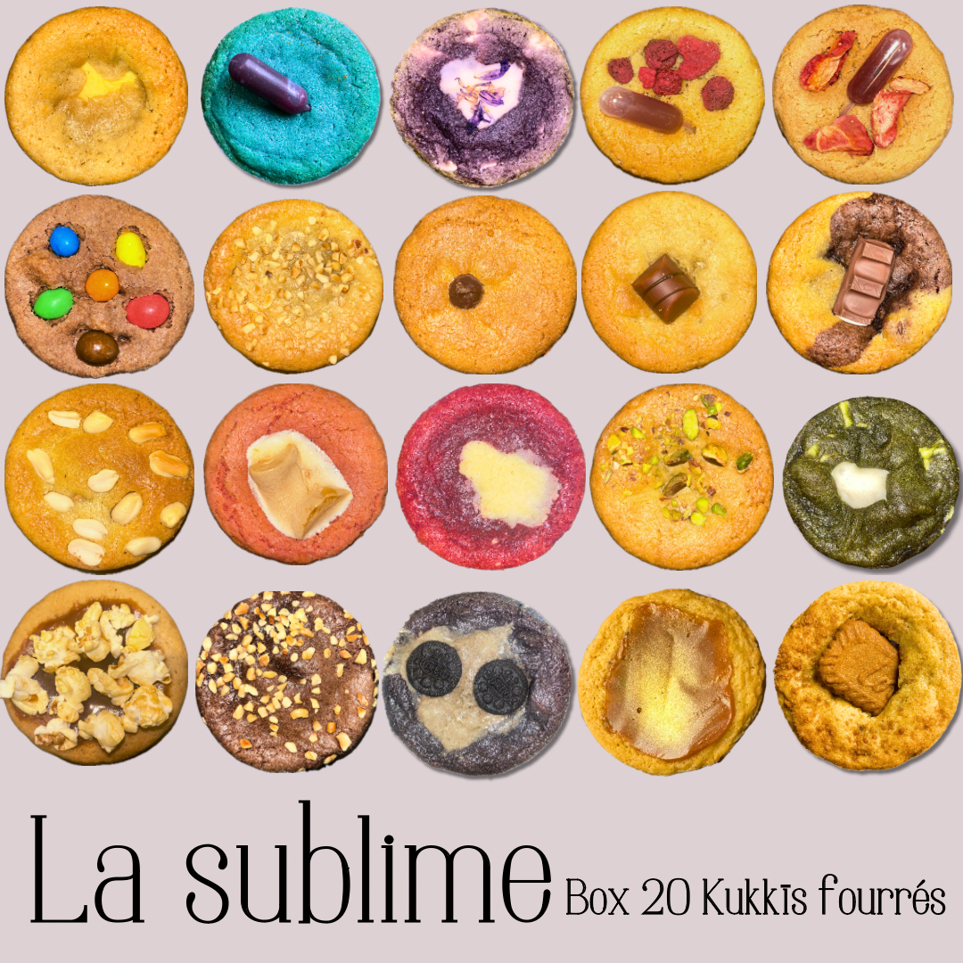 Box découverte : La Sublime, 20 Kukkīs fourrés