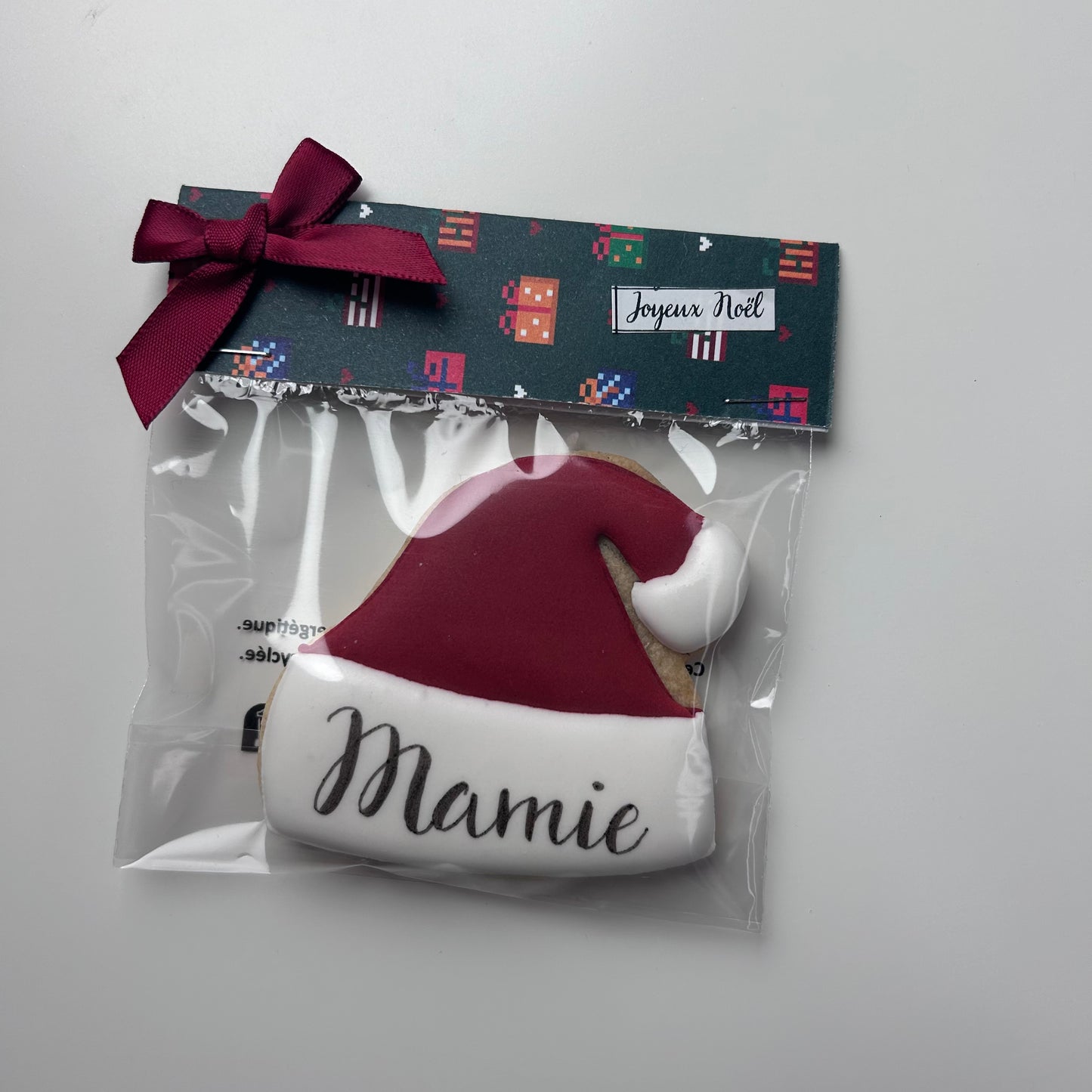 Bonnet de père Noel (personnalisable)